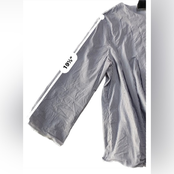 English Factory Women's Quarter Length Pin Stripe - Picture 7 of 8